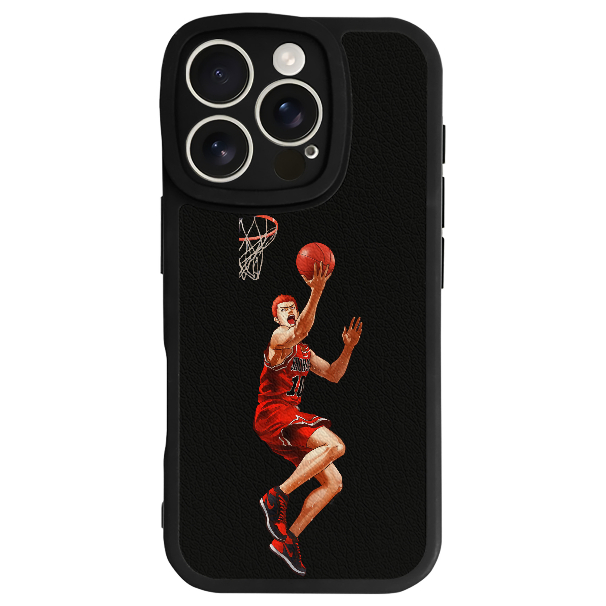 （画像用） SLAM DUNK／スラムダンク 【iPhone 16シリーズ対応】シリコンスマホケース（レザー調） 材質：シリコン